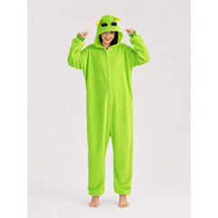Alien Hooded Costume Jumpsuit