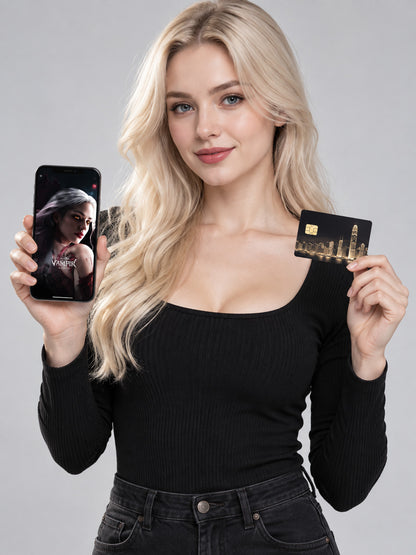 Game account for an international server with a card
