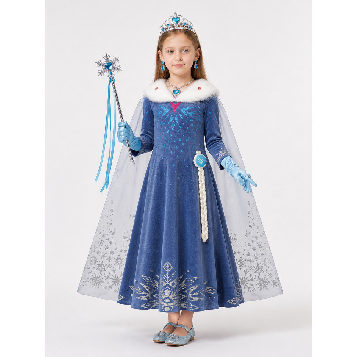 Snow Queen Carnival Costume for Halloween main product view