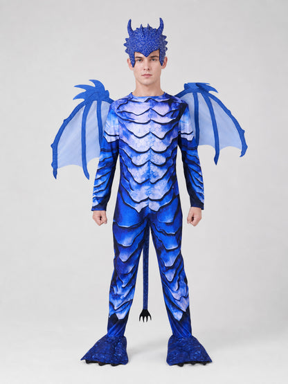 Children’s Dragon Costume for Cosplay and Parties on-model view