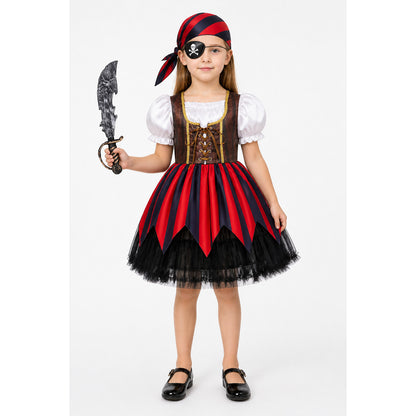 Pirate Costume with Dress and Accessories for Carnival main product view