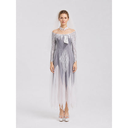 Halloween Costume: Dress and Veil