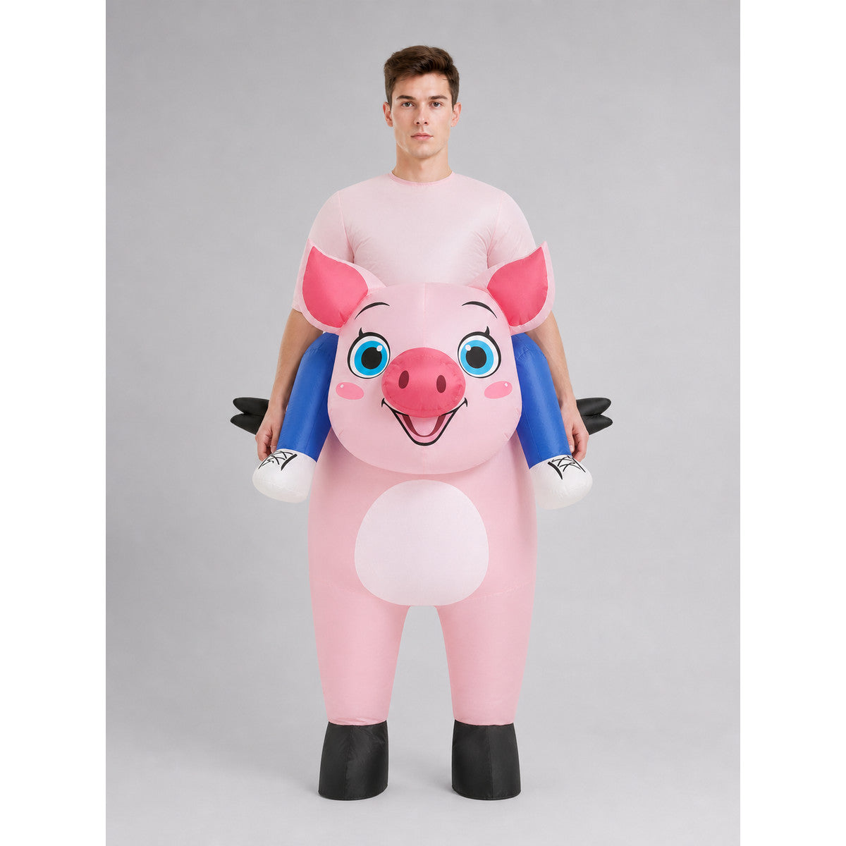 Inflatable Pig Costume for Parties and Halloween front view