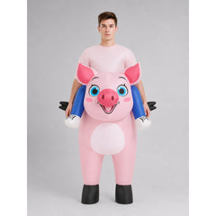 Inflatable Pig Costume for Parties and Halloween