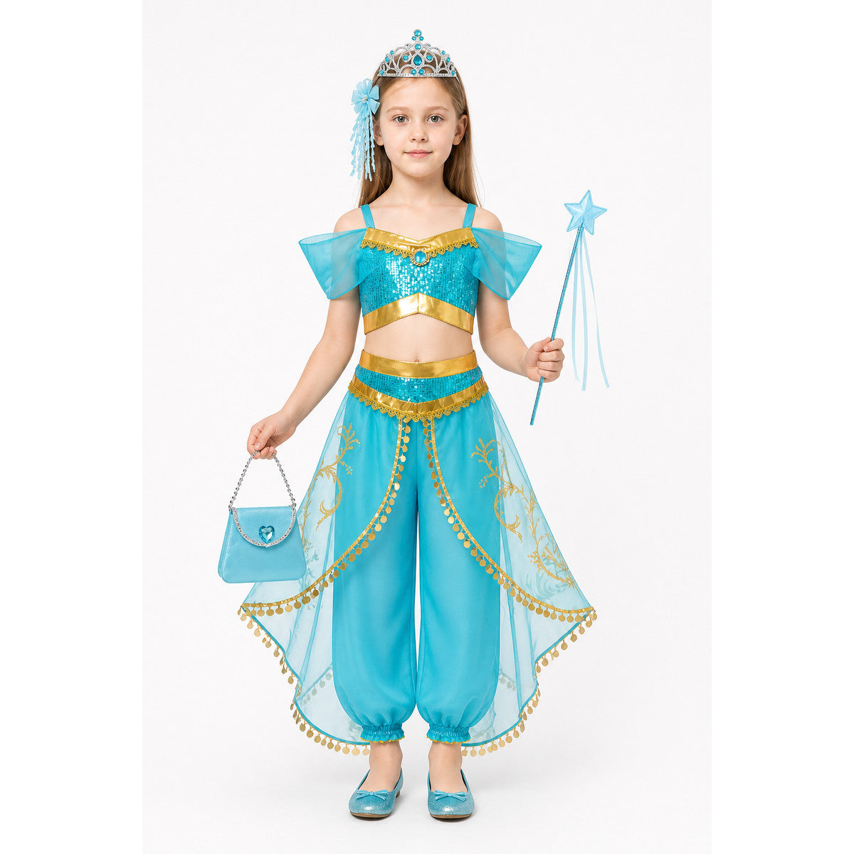 Children’s Eastern-Style Carnival Costume for Halloween main product view