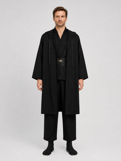 Obi-Wan Kenobi Costume with Cape for Cosplay on-model view