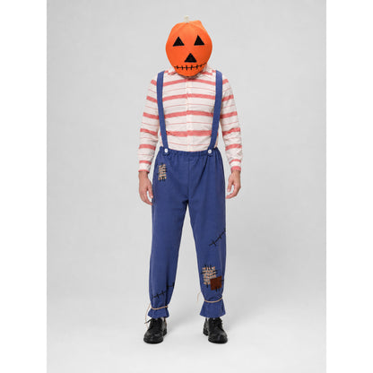 Horror-Style Pumpkin Scarecrow Costume