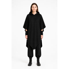 Black Vampire Costume with Hood and Pants