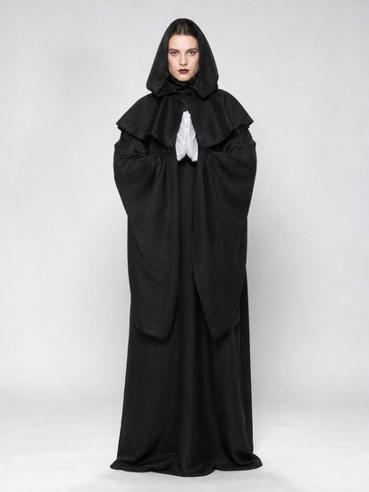 Gothic Hooded Cloak Costume