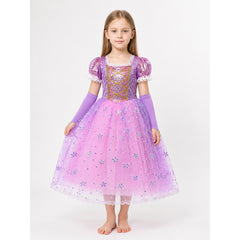 Pink and Purple Princess Halloween Carnival Costume