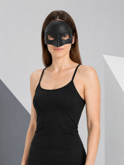 Black Bat-Shaped Halloween Carnival Mask