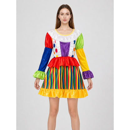 Carnival Clown Costume Dress for Performances