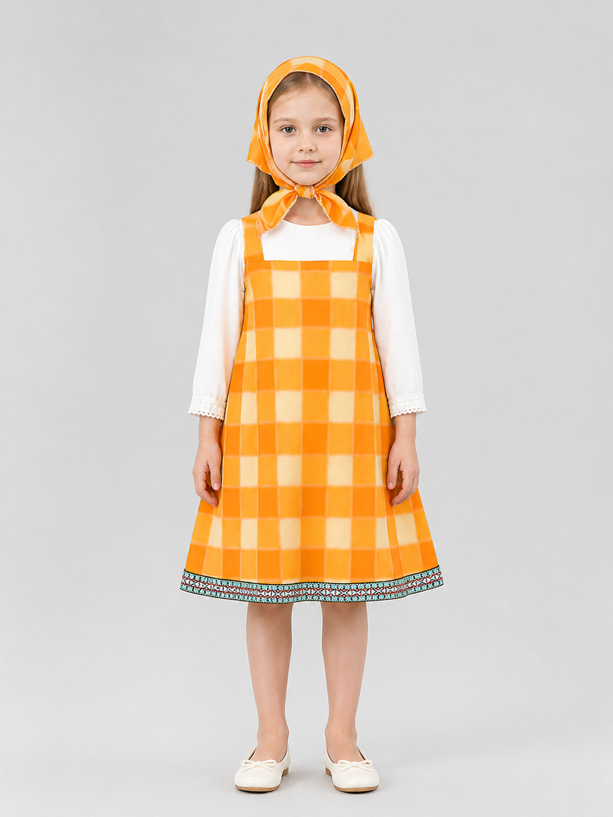Little Red Riding Hood Costume: Dress with Cape