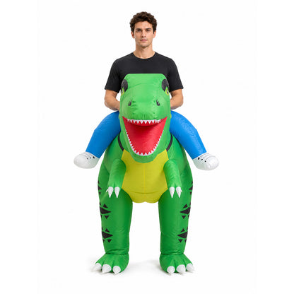 Inflatable Dinosaur Costume for Parties and Carnivals front view