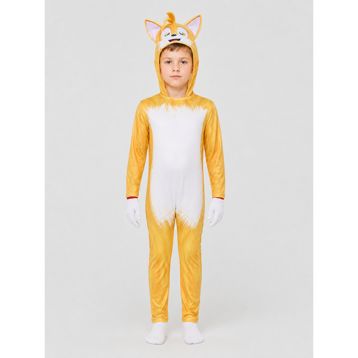 Tails Jumpsuit with Cosplay Accessories on-model view