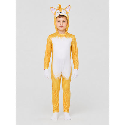 Tails Jumpsuit with Cosplay Accessories on-model view