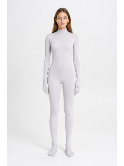 Jumpsuit with a High Neck and Covered Hands and Feet main product view