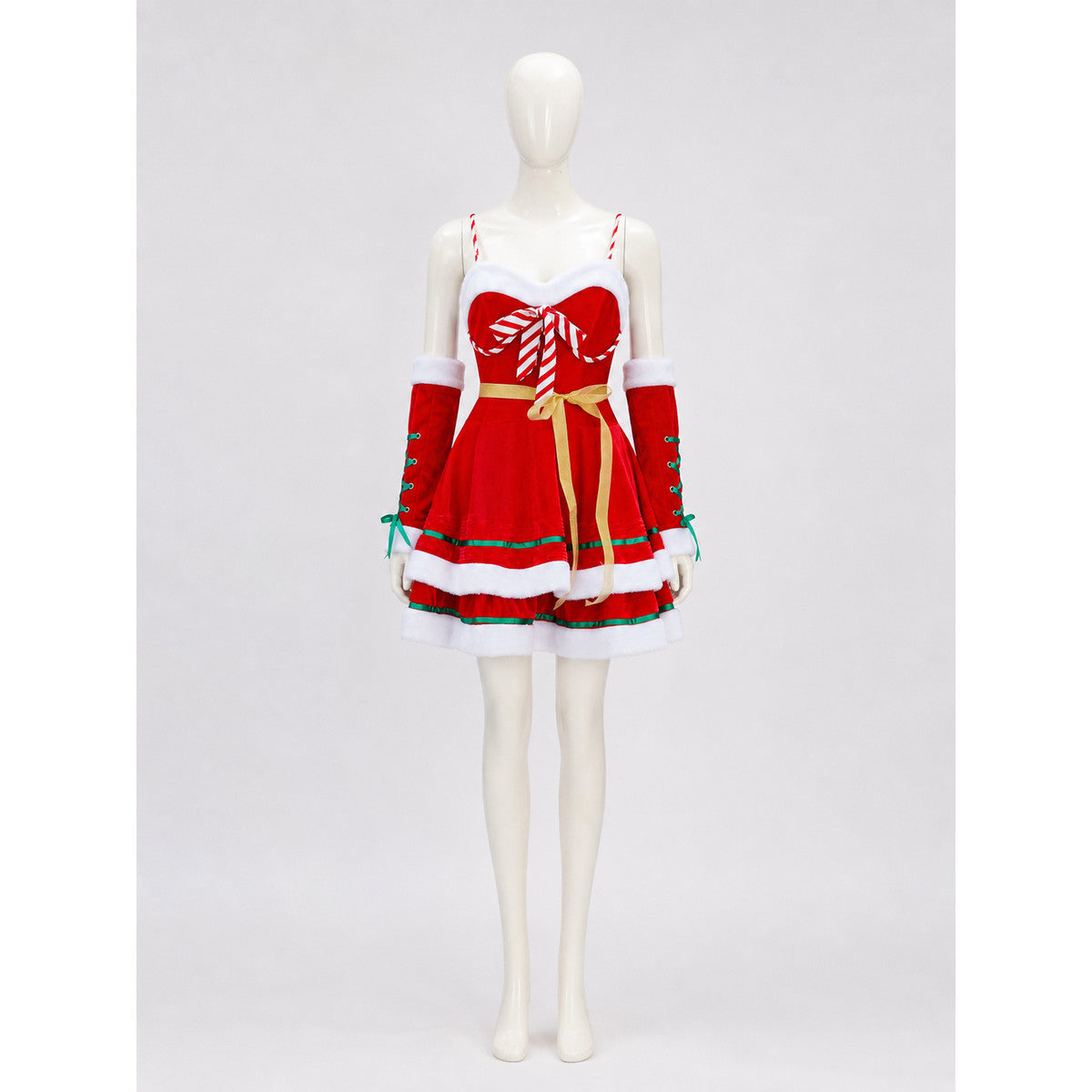 New Year's Carnival Costume Dress with Bows