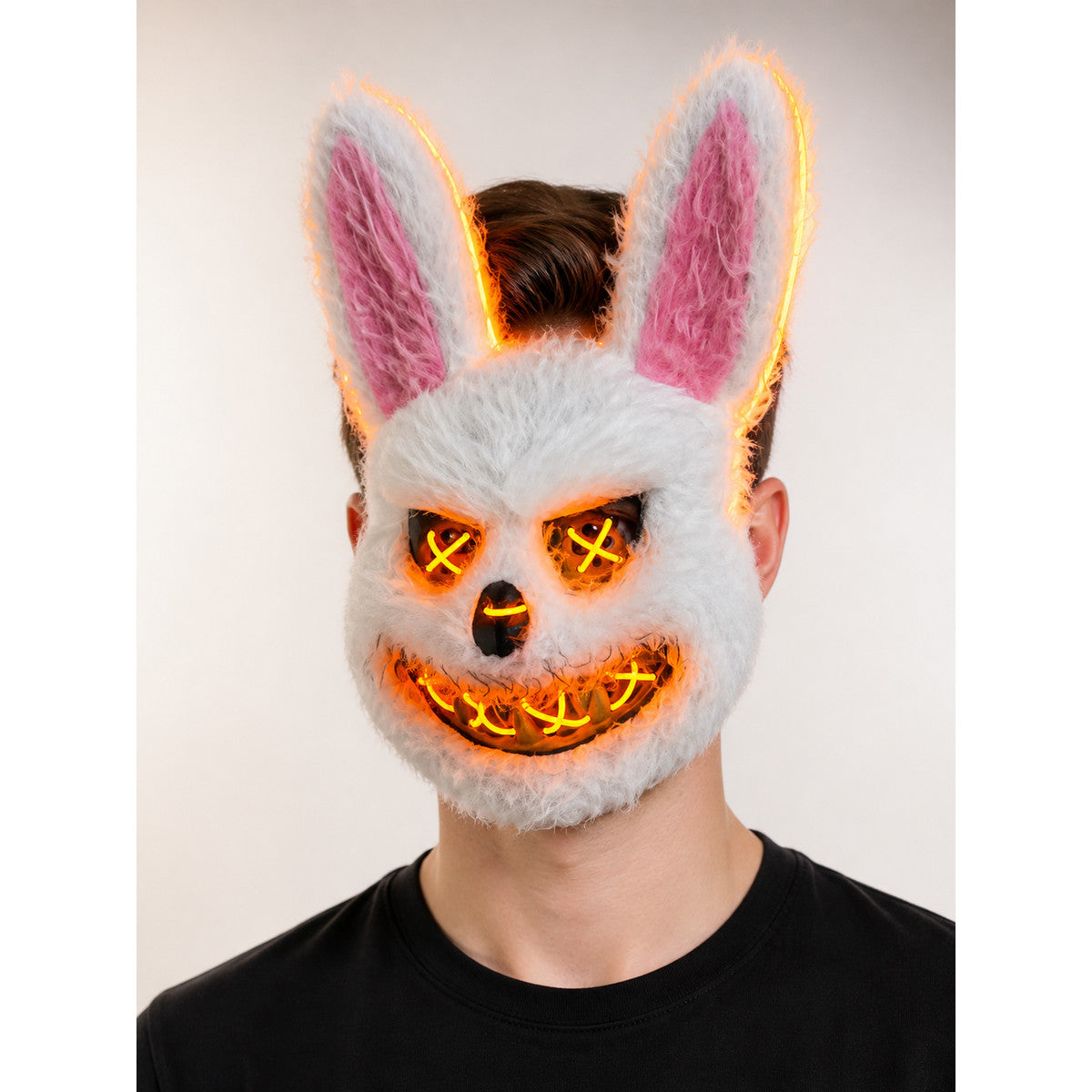 Halloween Glowing Bunny Carnival Headpiece main product view