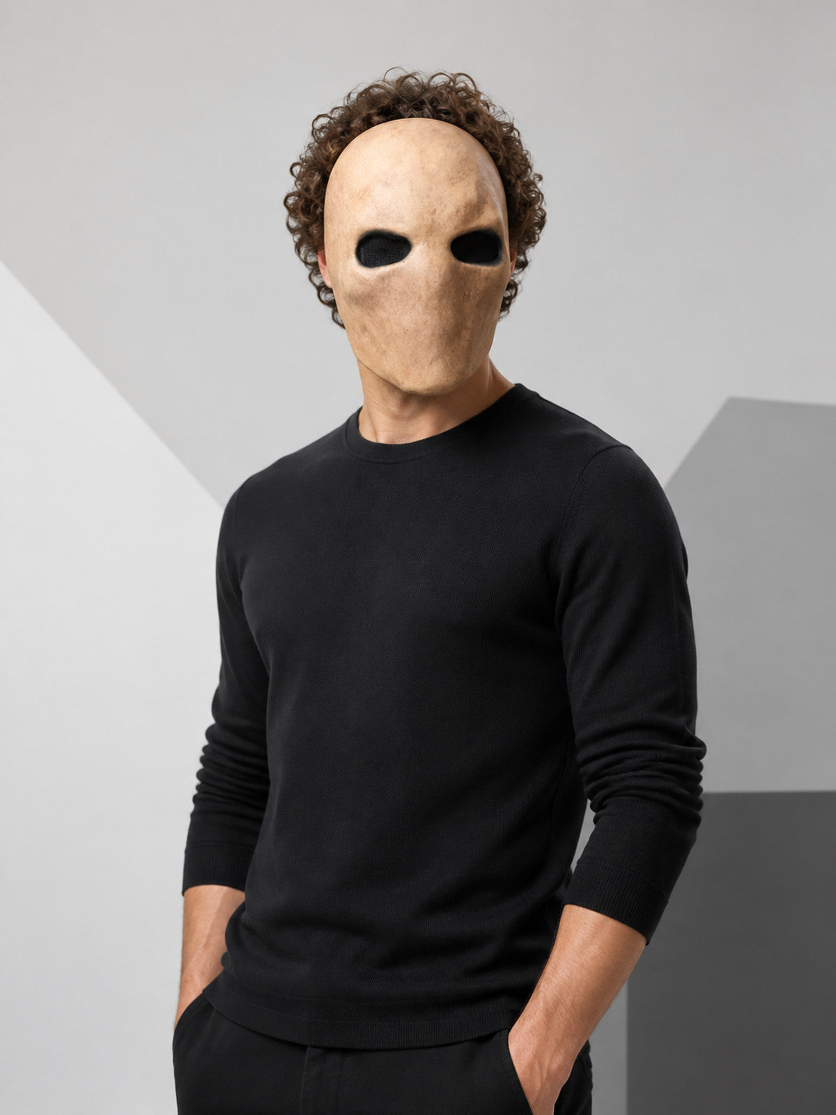 Light Brown Faceless Halloween Mask