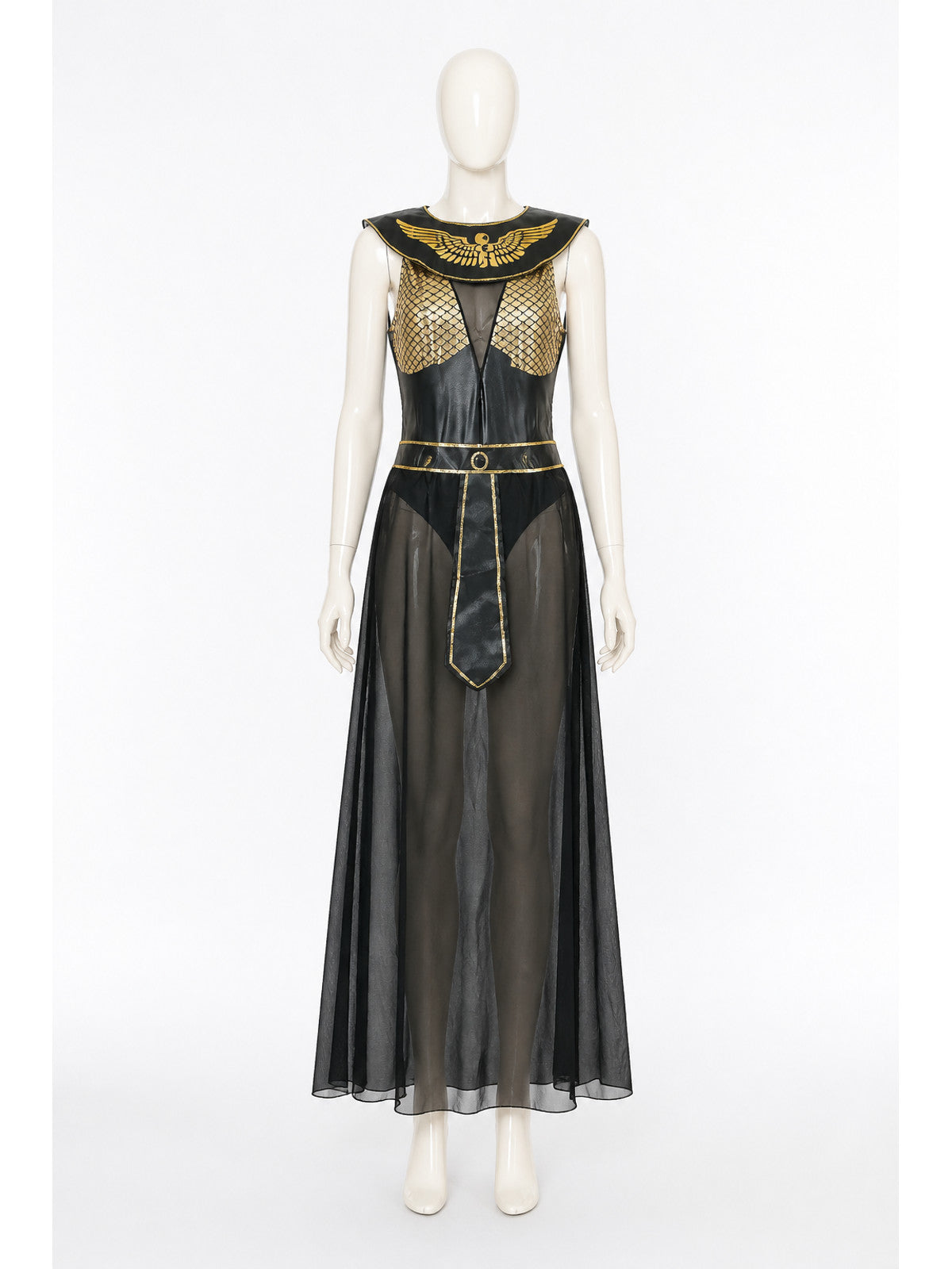 Black and Gold Ancient Egyptian-Style Costume main product view