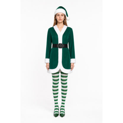 Carnival Costume with Tights, Hat, and Belt main product view