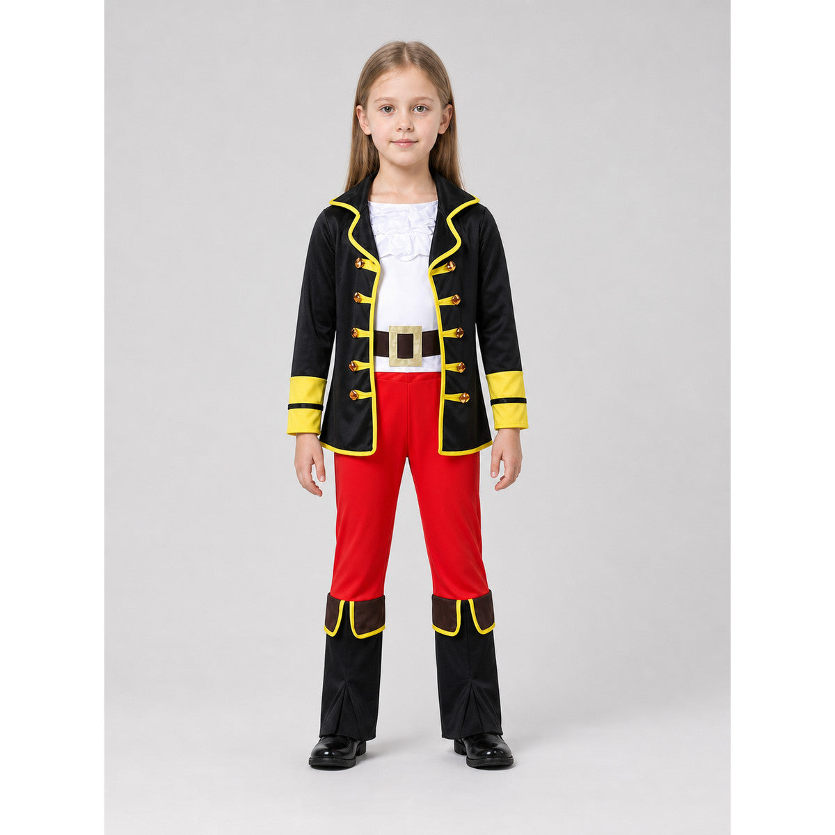 Halloween Pirate Costume, Hat Included front view