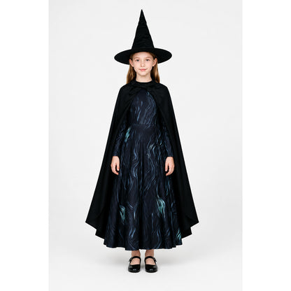 Blue Costume with Cape and Hat for Halloween main product view