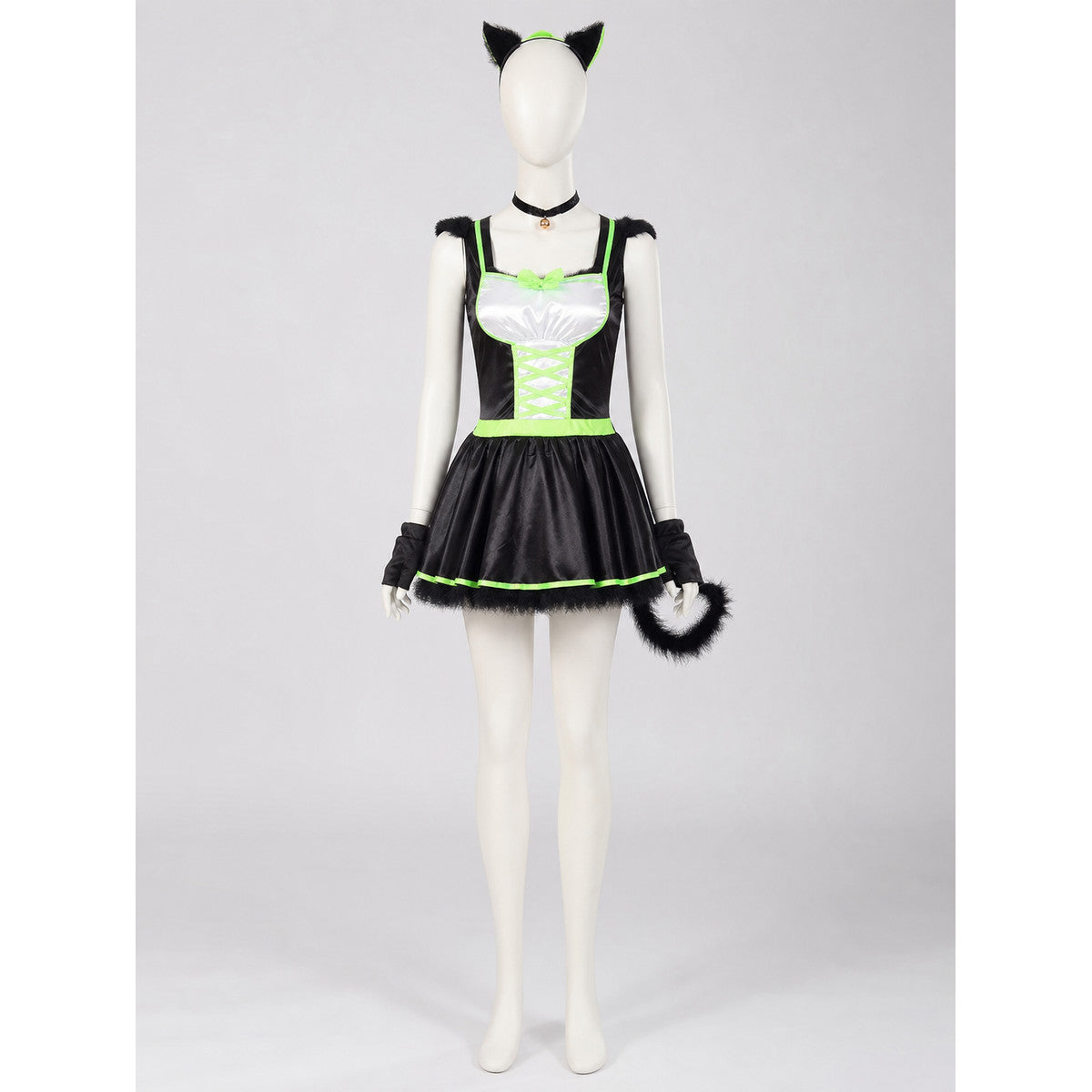 Cat Cosplay Costume with Ears and Tail
