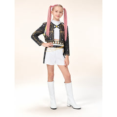 Black-and-White Cosplay Set for Halloween