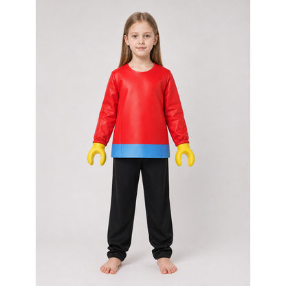 Minecraft-Style Block Character Costume for Parties
