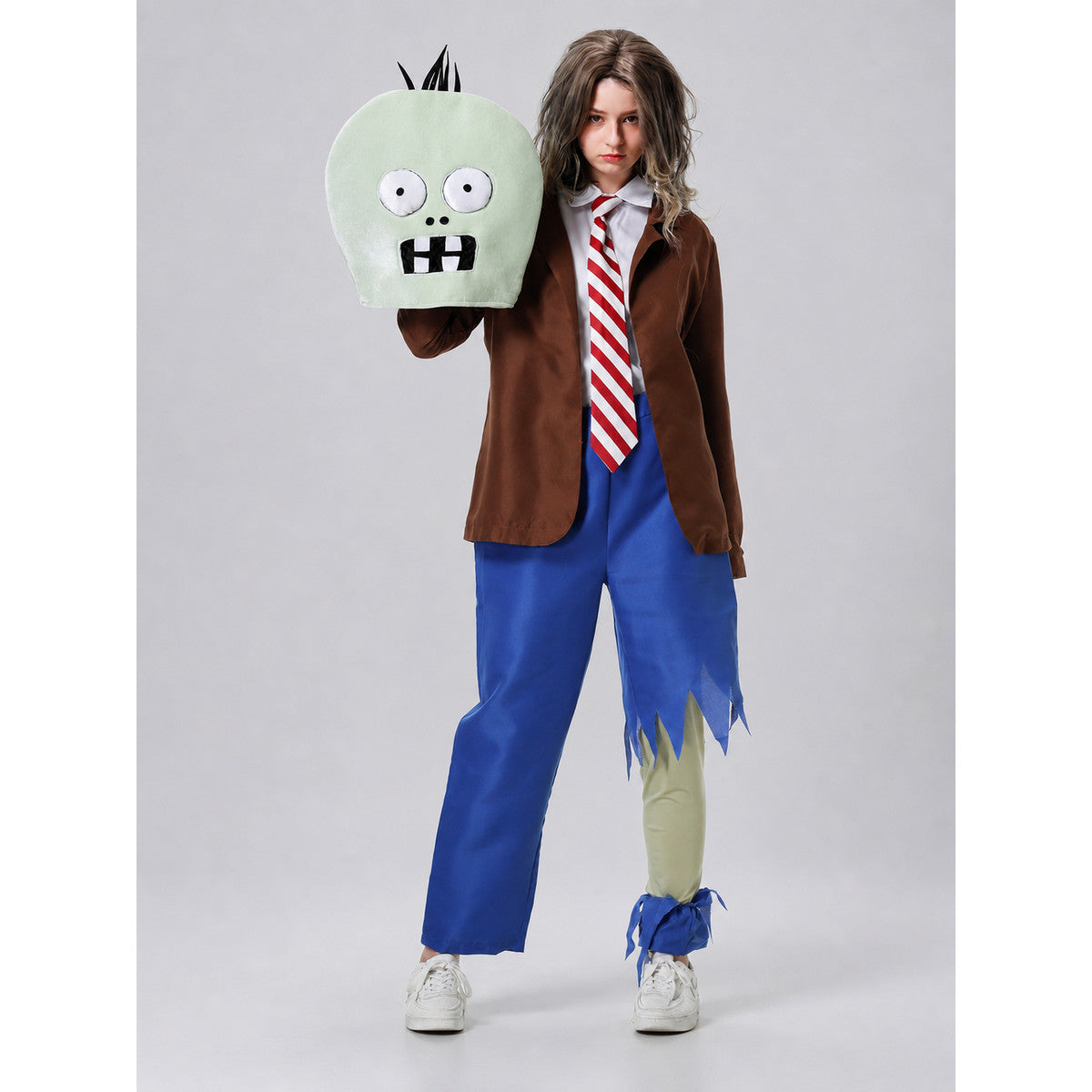 Zombie Costume with Headpiece for Stage Performances