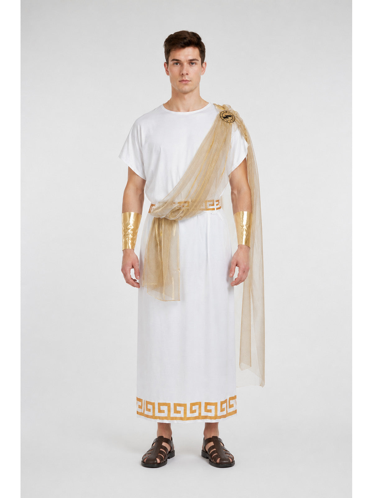 Greek Carnival Costume with Tunic, Skirt, and Cape main product view