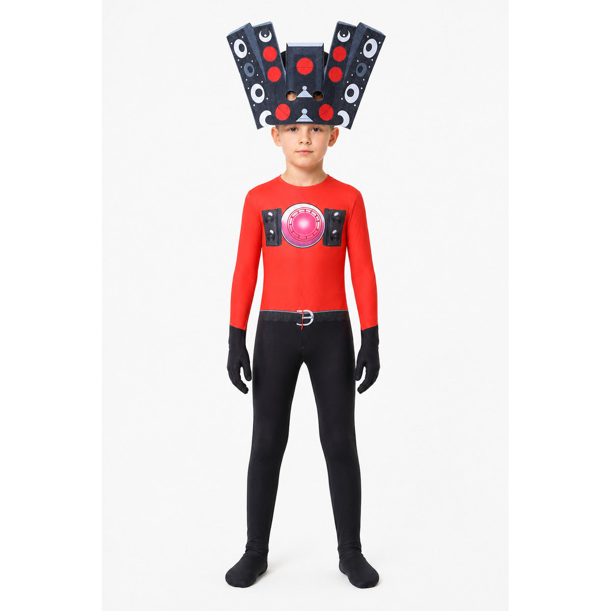 TV Man Jumpsuit with Speakers from Skibidi Toilet main product view