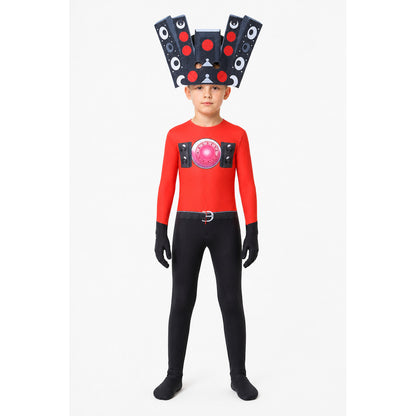 TV Man Jumpsuit with Speakers from Skibidi Toilet main product view