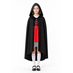 Long Children's Hooded Cape for Halloween