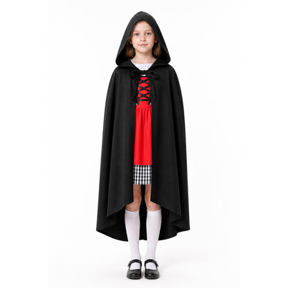 Long Children's Hooded Cape for Halloween main product view