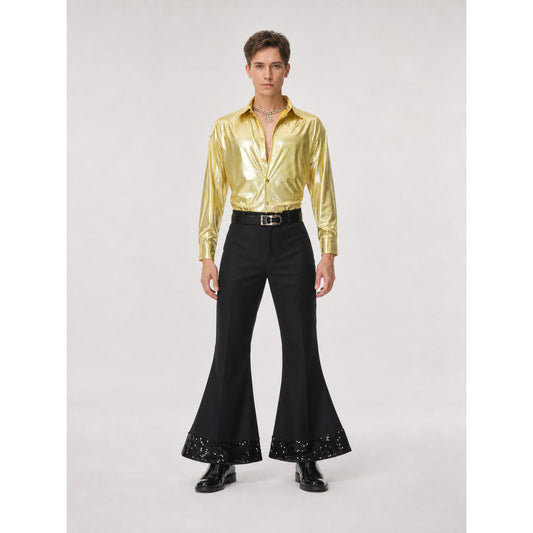 70s Retro Disco Costume, Shirt and Pants