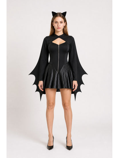 Bat Jumpsuit with Wings and Ears main product view