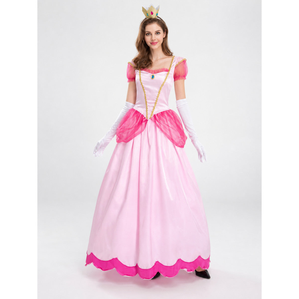 Snow White Princess Dress for Carnival and Halloween on-model view