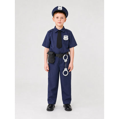 Kids' police costume with accessories
