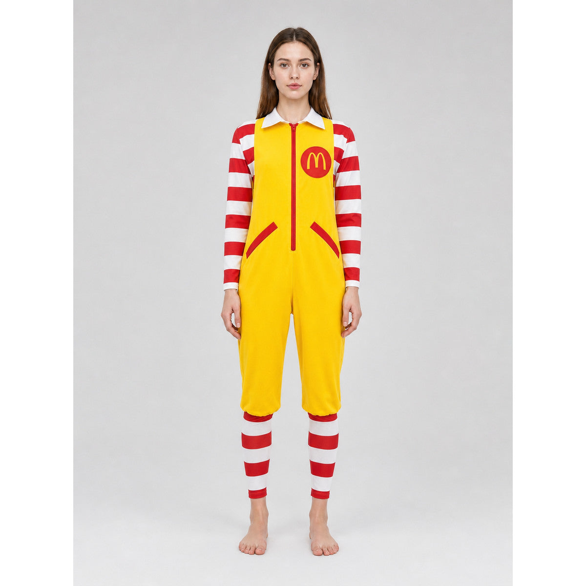 McDonald's Clown Costume: Yellow Jumpsuit