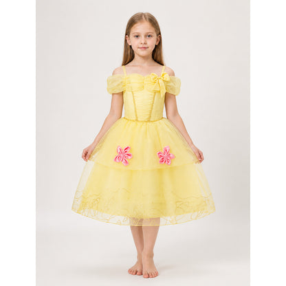 Yellow Princess Costume for Halloween main product view