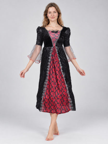 Ghost Bride Halloween Costume Black