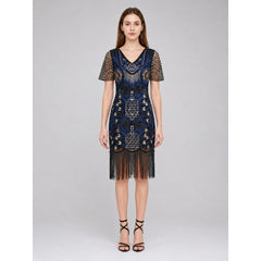 1920s-Style Fringe Cocktail Dress