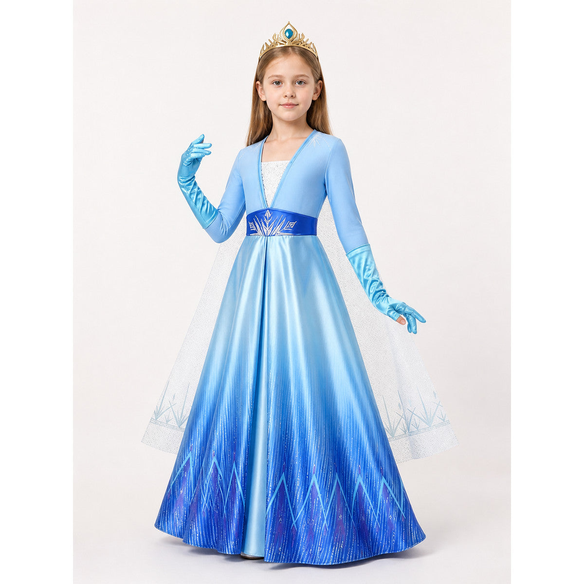 Snow Queen Costume for Halloween and Cosplay main product view