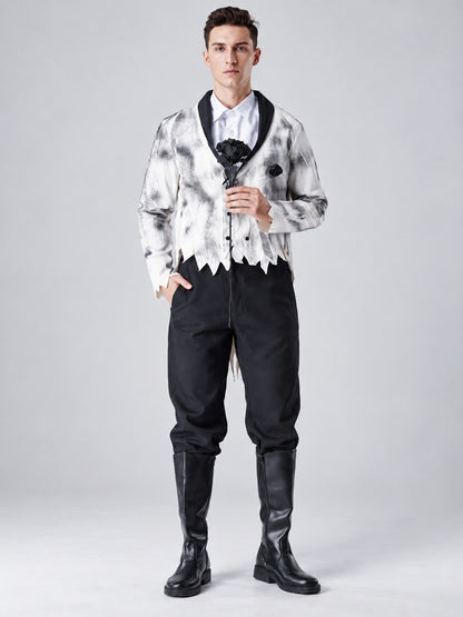 Vampire Costume: Jacket, Shirt, Pants, Brooch