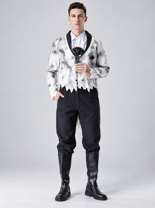 Vampire Costume: Jacket, Shirt, Pants, Brooch