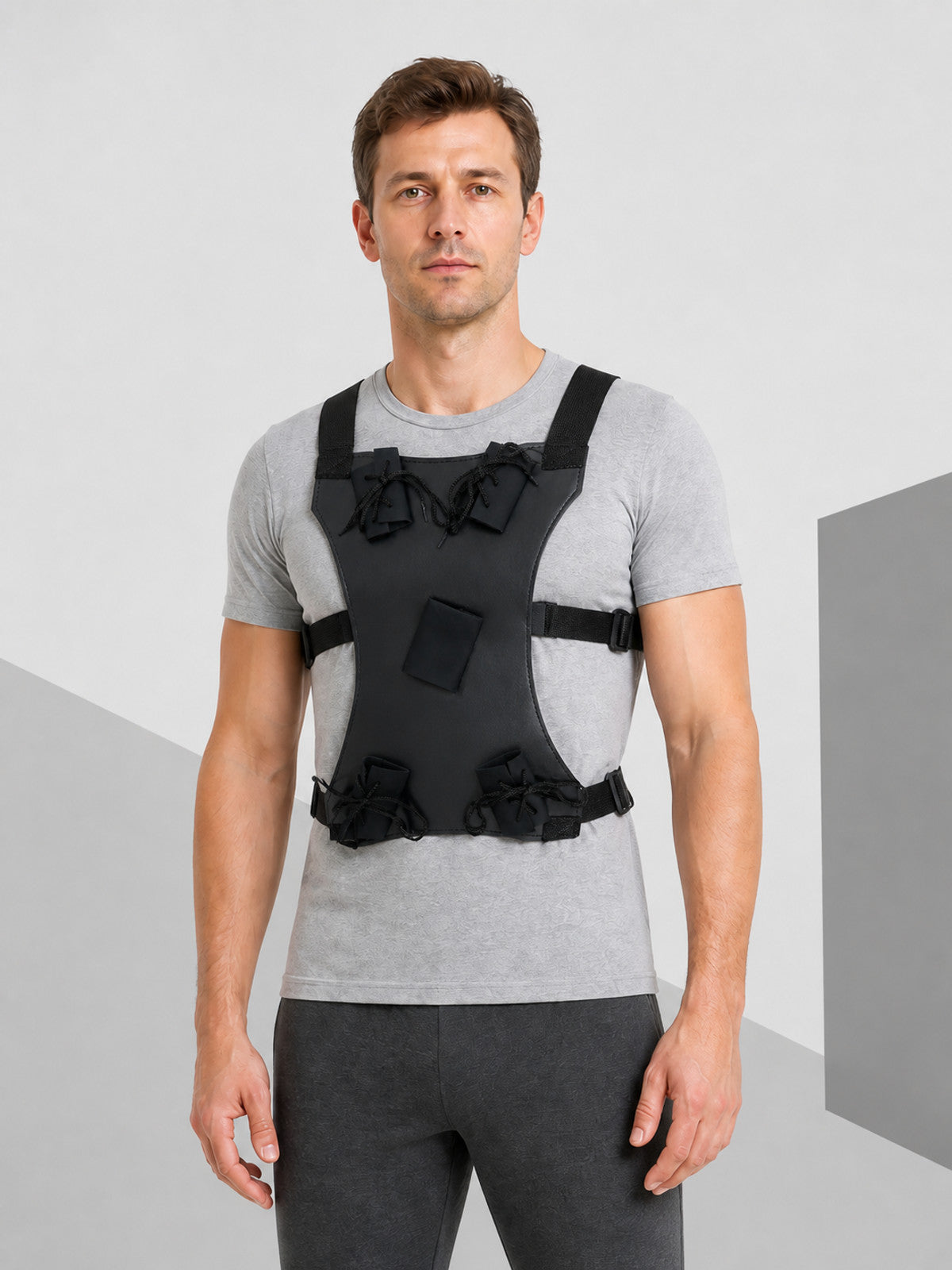 Holster Set with Adjustable Straps, Black