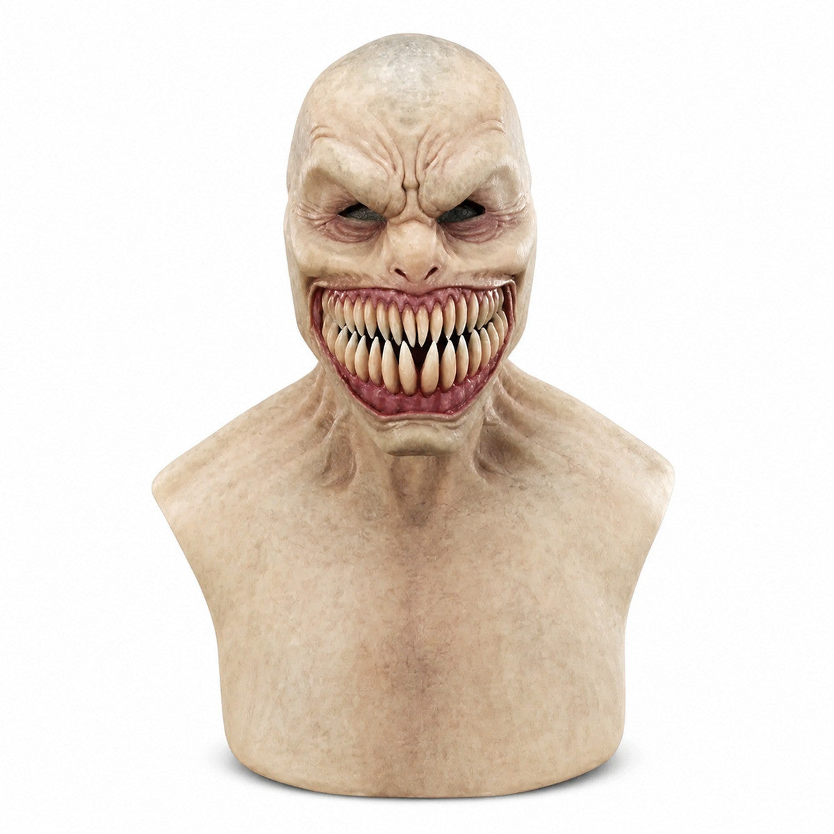 Horror Stalker Clown Mask Halloween Party Cosplay Creepy Monster Big Mouth Teeth Chompers Latex Masks Scary Costume Props Decor
